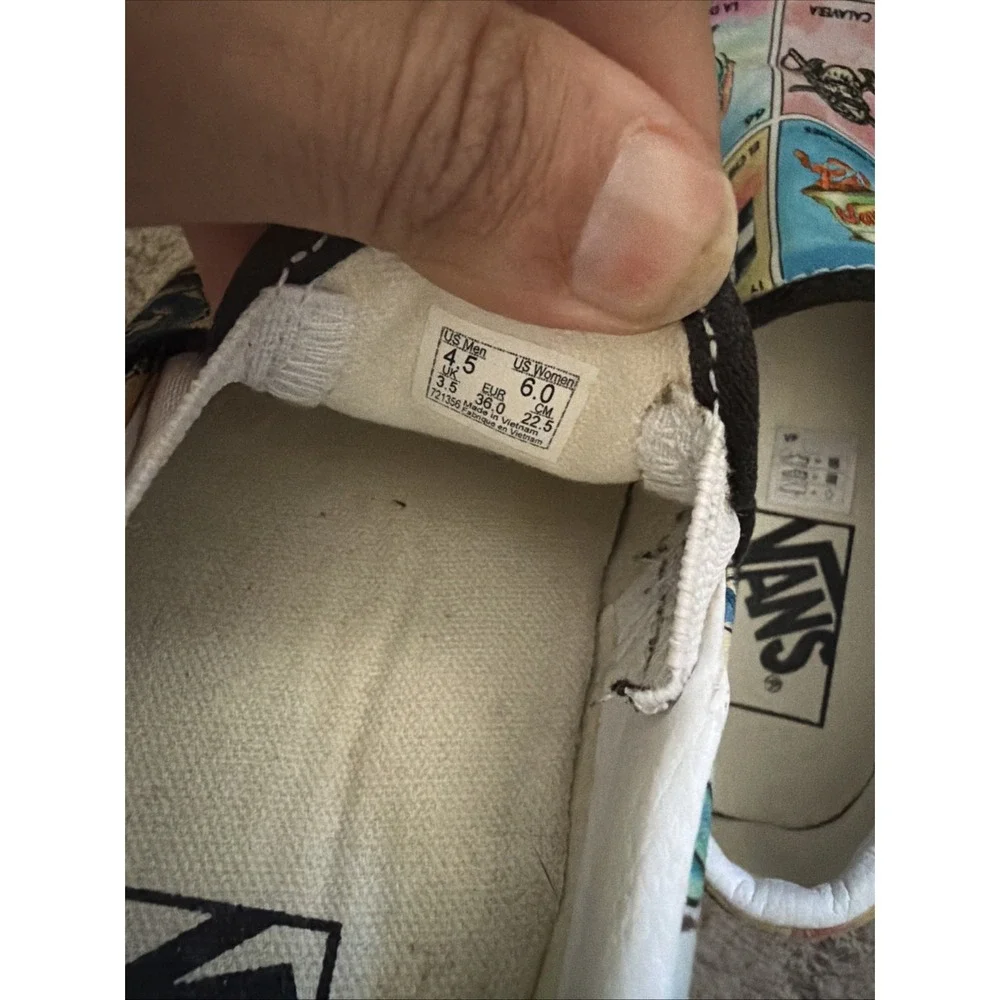 vans slip on sneaker - La Loteria 6.0 womens or 4.5 mens